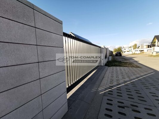 ogrodzenie z betonu architektonicznego eleganckie