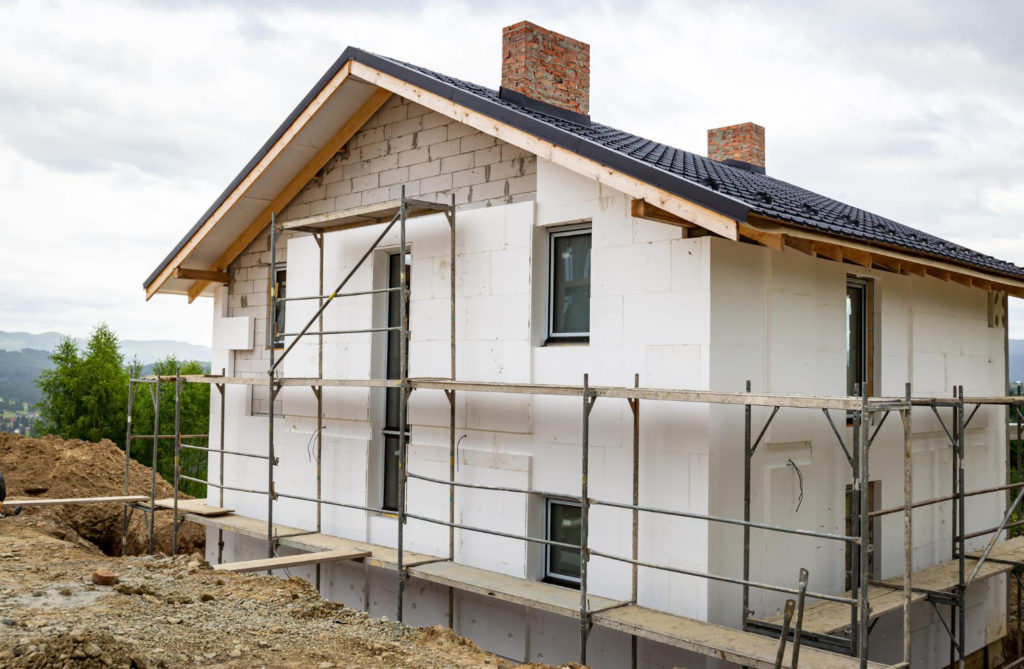 ogrodzenie tymczasowe - budowa domu